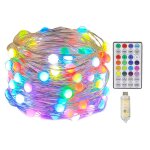Guirlande lumineuse rgb intelligente a 100 / 200 led, aliment�e par usb, avec t�l�commande, pour no�l, ...