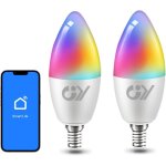 Gy spots connectée bluetooth mesh encastrables led dimmable, 9w, 760 lumen, rgbw + blanc chaud / froid ... Gy spots connectée bluetooth mesh encastrables led dimmable, 9w, 760 lumen, rgbw + blanc chaud / froid ...