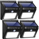 Hamiltion - lampe solaire extérieur, 4pack 20 led solar lamps spot solaire extérieur avec 3 modes intelligents ... Hamiltion - lampe solaire extérieur, 4pack 20 led solar lamps spot solaire extérieur avec 3 modes intelligents ...