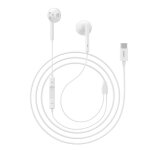 Hoco l10 ecouteurs st�r�o type usb - c blanc