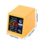 Horloge de station mto wifi intelligente de taille mini, dcoration de bureau de jeu, bricolage, animations ...