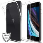Housse coque pour apple iphone se (2020) avec verre tremp� protection ecran (x2]