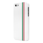 Housse coque etui moxie fond blanc drapeau italie flag case pour iphone 4 / 4s