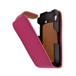 Housse coque etui pour samsung s5830 galaxy ace couleur rose fushia + film
