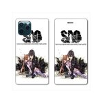 Housse cuir portefeuille pour iphone 11 pro max (6, 5) manga sao sword art online blanc