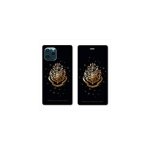 Housse cuir portefeuille pour iphone 11 pro max (6, 5) wb license harry potter pattern poudlard
