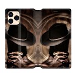 Housse cuir portefeuille pour iphone 12 mini cow boy chapeau