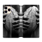 Housse cuir portefeuille pour iphone 12 mini rugby ballon vintage Housse cuir portefeuille pour iphone 12 mini rugby ballon vintage