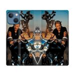 Housse cuir portefeuille pour iphone 14 plus (6. 7) musique johnny hallyday moto Housse cuir portefeuille pour iphone 14 plus (6. 7) musique johnny hallyday moto