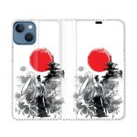 Housse cuir portefeuille pour iphone 14 pro plus (6. 7) voyage japon femme