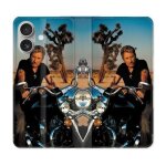 Housse cuir portefeuille pour iphone 16 musique johnny hallyday moto Housse cuir portefeuille pour iphone 16 musique johnny hallyday moto