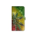 Housse cuir portefeuille pour iphone 7 / 8 / se (2020 / 2022) jamaique