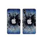 Housse cuir portefeuille pour iphone x / xs apple vs android