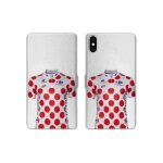 Housse cuir portefeuille pour iphone x / xs cyclisme