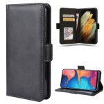 Housse cuir portefeuille noir pour iphone 12 mini (5. 4)