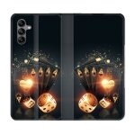 Housse cuir portefeuille pour samsung galaxy a04s poker des Housse cuir portefeuille pour samsung galaxy a04s poker des