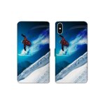 Housse cuir portefeuille pour samsung galaxy a10 snowboard saut