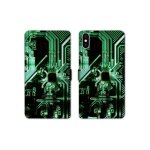 Housse cuir portefeuille pour samsung galaxy a10 trompe oeil composant