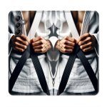 Housse cuir portefeuille pour samsung galaxy a16 5g kimono ceinture