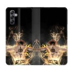 Housse cuir portefeuille pour samsung galaxy a25 5g manga one piece ace noir Housse cuir portefeuille pour samsung galaxy a25 5g manga one piece ace noir