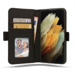 Housse cuir portefeuille pour samsung galaxy a36 5g manga capitaine albator