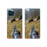 Housse cuir portefeuille pour samsung galaxy a51 4g chasse vision tir