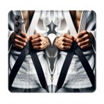 Housse cuir portefeuille pour samsung galaxy a55 5g kimono ceinture