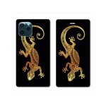 Housse cuir portefeuille pour samsung galaxy s20 plus animaux maori lezard noir Housse cuir portefeuille pour samsung galaxy s20 plus animaux maori lezard noir