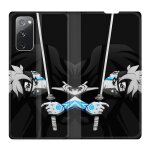 Housse cuir portefeuille pour samsung galaxy s20 fe / s20fe manga boruto ep�e