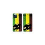 Housse cuir portefeuille pour samsung galaxy s20 ultra bob marley drapeau