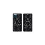Housse cuir portefeuille pour samsung galaxy s20 ultra wb license harry potter pattern triangle noir Housse cuir portefeuille pour samsung galaxy s20 ultra wb license harry potter pattern triangle noir
