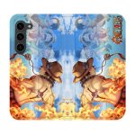 Housse cuir portefeuille pour samsung galaxy s23 plus manga one piece ace color