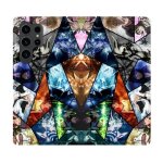 Housse cuir portefeuille pour samsung galaxy s23 ultra manga bleach pele mele