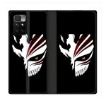 Housse cuir portefeuille pour xiaomi redmi 10 manga bleach masque