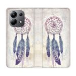 Housse cuir portefeuille pour xiaomi redmi note 13 4g zen attrape reve blanc Housse cuir portefeuille pour xiaomi redmi note 13 4g zen attrape reve blanc