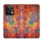 Housse cuir portefeuille pour xiaomi redmi note 13 pro 5g fleur psychedelic Housse cuir portefeuille pour xiaomi redmi note 13 pro 5g fleur psychedelic