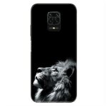 Housse cuir portefeuille pour xiaomi redmi note 9s / 9 pro roi lion