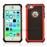 Housse etui coque anti choc rigide pour apple iphone 5c + film ecran - rouge Housse etui coque anti choc rigide pour apple iphone 5c + film ecran - rouge