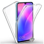 Housse etui coque gel 360 integrale huawei p30 + film ecran - transparent