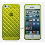 Housse etui coque gel diamant jaune pour apple iphone 5 5s 5g + film ecran