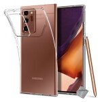 Housse etui coque gel samsung galaxy note 20 ultra + film ecran - transparent tpu