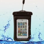 Housse etui coque pochette etanche waterproof pour alcatel one touch pop 4 - noir