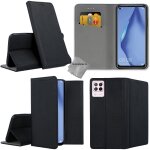 Housse etui coque pochette portefeuille pour huawei p40 lite + film ecran - noir magnet Housse etui coque pochette portefeuille pour huawei p40 lite + film ecran - noir magnet