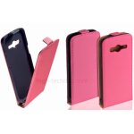 Housse etui coque pochette pu cuir fine pour samsung g318h galaxy trend 2 lite + film ecran - rose