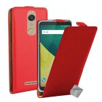 Housse etui coque pochette pu cuir fine pour wiko view + verre trempe - rouge Housse etui coque pochette pu cuir fine pour wiko view + verre trempe - rouge