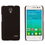 Housse etui coque pochette rigide pour alcatel one touch pop s3 5050d + film ecran - noir rigide
