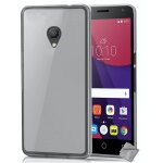 Housse etui coque pochette silicone gel fine pour alcatel one touch pixi 4 3g (5. 0) + film ecran - blanc ...