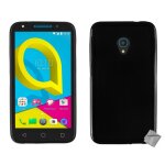 Housse etui coque pochette silicone gel fine pour alcatel u5 + film ecran - noir Housse etui coque pochette silicone gel fine pour alcatel u5 + film ecran - noir