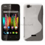 Housse etui coque pochette silicone gel fine pour wiko kite 4g + film ecran - transparent