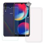 Housse etui coque pochette silicone gel fine pour wiko view 4 lite + verre trempe - blanc transparent ...